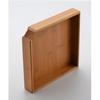 Puer Tea Box Pallet - Pu-erh Cake Essential Tool Pu'er Tea Cake Brick Breaking Tray Bamboo Case - Eco-Friendly Tea Set Square Pu'er Tea Tray Handmade