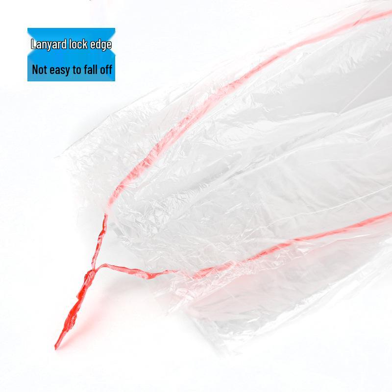 Large Disposable Bath Bags with Rope, Foldable for Wooden or Plastic Tubs, Set of 20