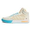 adidas Neo Hoops 3.0 Mid Odporne na poślizg Trwałe Buty do Skateboardingu typu High Top Unisex Sneakers Szare Niebieskie Pomarańczowe HP9946