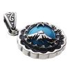 Eagle Sky Pendant Blue Turquoise 925 Silver p0445 [Cenote] [Silver Accessory]
