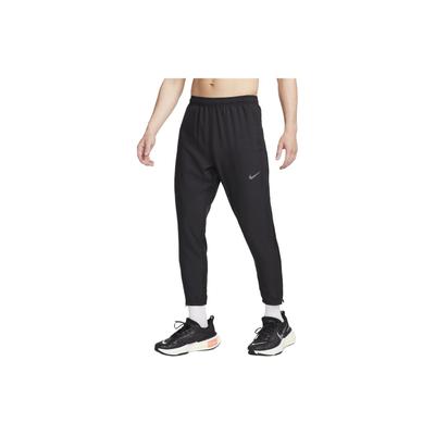 Elastic Logo Loose Mid-Waist Straight Casual Pants Men Bottoms Black FQ4781-010