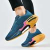 Zapatillas Negras Zimni de Tacón Grueso Zapatos Tejidos para Hombre Zapatillas Hombre Entrenamiento Deporte Beskete Nueva Temporada Equipo Atleta Interesante