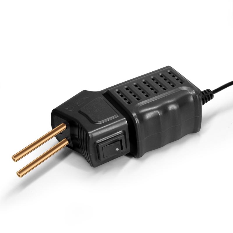 

Пластиковый сварочный аппарат, пластиковый сварочный комплект с 200 горячими скобами, мини-ручной сварочный аппарат для ремонта пластиковых трещин на бампере автомобиля US чёрный