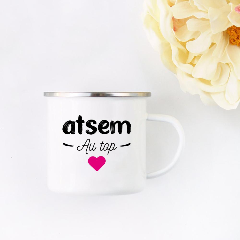 Thank You for Being Such A Great Atsem Enamelled Mug Gift Idea for Atsem Coffee Lover Original Gifts End of School Year Gift