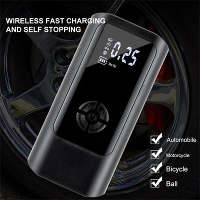 6000mAh Mini Car Air Compressor 260PSI Portable Tire Inflator Wireless Digital Inflatable Pump for Motorcycle Tyre Balls