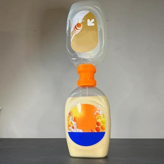 Hand Soap Supplement Dispenser Refillable Liquid Hand Soap Adapter Bathroom Kitchen Plastic Transfer Tool