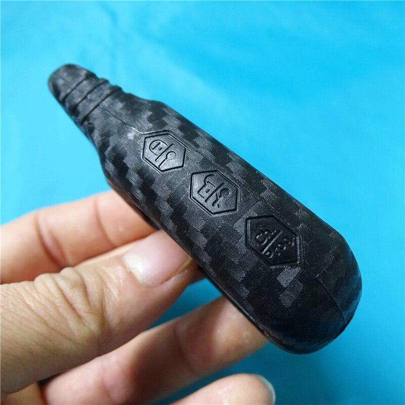Carbon Fiber Car Key Case Cover Silicon forStarline A91 B9 A61 B6 2-Way LCD Remote Controller Keychain Remote 2 Way Alarm