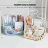 Desktop Pen Holder Large Capacity Cute Stationery Storage Box Creative Cartoon Pen Holder Girls' Storage Table