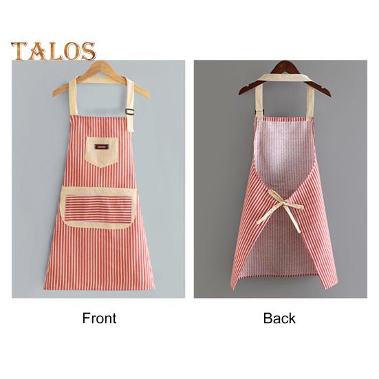 Avental feminino alça ajustável à prova de óleo estilo coreano bonito fácil limpeza cinta avental para assar