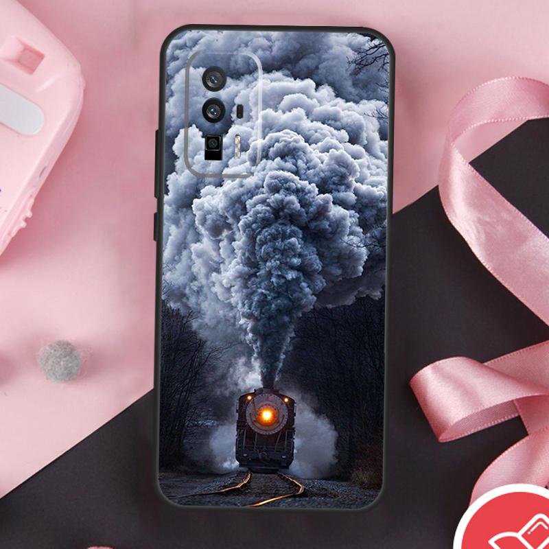 Train Rail Sunlight Case For POCO F6 X6 X3 X5 M6 Pro F3 F5 M5s Xiaomi 14 Ultra 13 12 Lite 11T 12T 13T Pro Cover