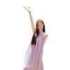 [Original Practice] Loose Suspender Dress Women's Summer New Vacation Gentle Long Dress Chic Sleeveless a Word