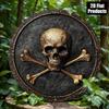 Pirate Skull Metal Sign Wall Decor for Bar Home Cafe