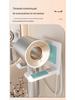 Wall-Mounted Punch-Free Hair Dryer Holder Rack