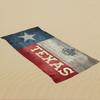 Vintage Texas Flagge Strandtuch, Weiches Mikrofaser Schnelltrocknendes Übergroßes Badetuch, Texas Stolz Sommer Pooldecke 1 Stück