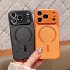 Official Leather Magnetic Phone Case For iPhone 17 Air 15 14 13 16 17 Pro Max 14 15 16 Plus Magsafe Protector Shockproof Cover