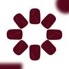 Wine Reds Press On Nail Square Fake Nail Glossy Stick On Nail Full Cover False Nails Acrylic Stick On Nails for Womens