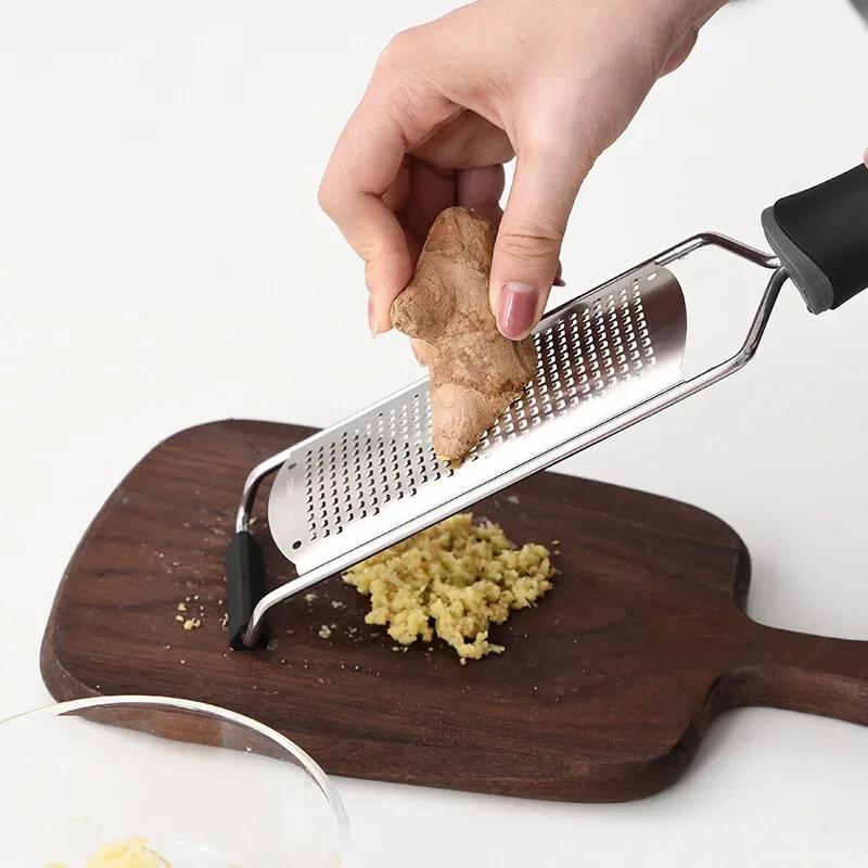 Stainless Steel Lemon Zester Fruit Peeler Cheese Zester Multifunction Fruit Vegetable Grater Cheese Peeler Shredder Kitchen Tool