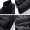 Winter Men's Warm Padded Jackets Fashion Men Cotton Warm Parka Coats Men Stand Collar Thermal Windbreaker Jacket Clothing 7XL