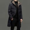 Men's Mid-Length Hooded Duck Down Winter Jacket