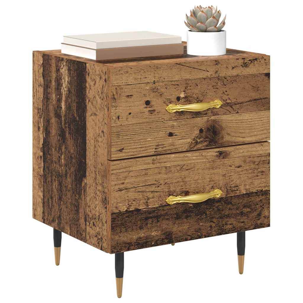 Nightstand Reclaimed Wood Style 40 x 35 x 47.5 cm Engineered Wood