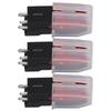 3 Pcs Record Player Needle Antique Replacement Vinyl Phonograph Stylus for Turntable LP