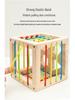 Montessori Wooden Baby Teething Rattle Set - 6 Educational Toys