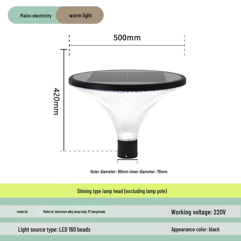 ZOATRON Outdoor LED Street  Garden Light Mains Powered