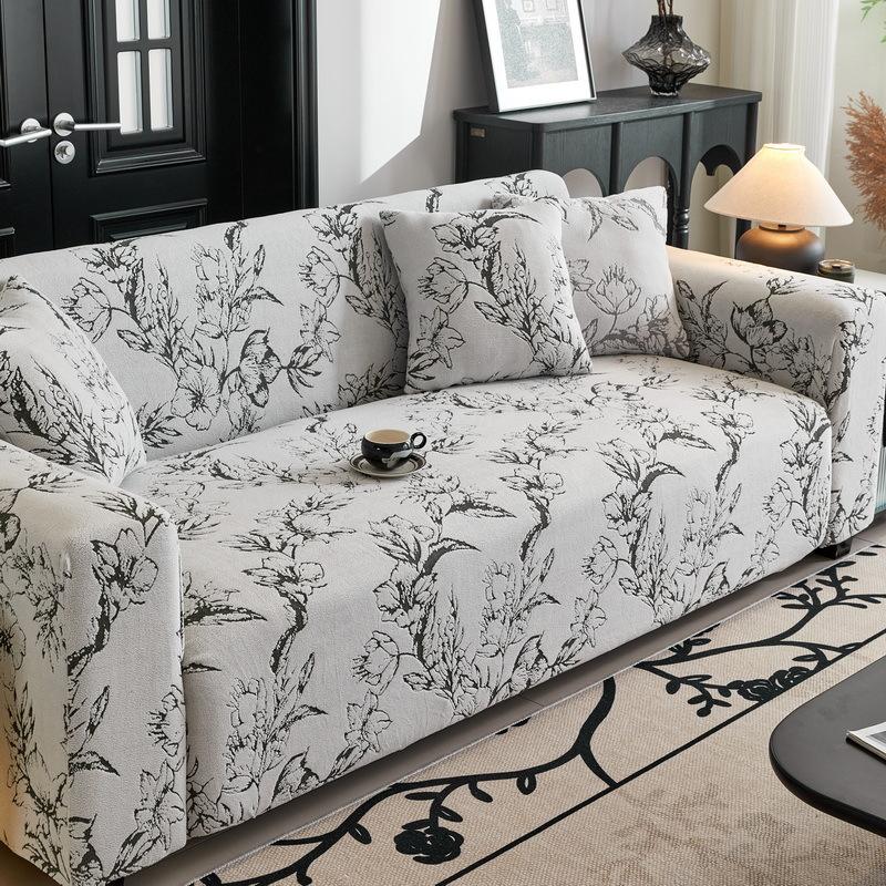 Verstellbare Dehnbare Sofabezüge Sesselbezug Eck-L-Form Dehnbar Dehnbare Bezüge Couchschutz 1/2/3/4/5 Sitzer Für Wohnzimmer 90-140cm