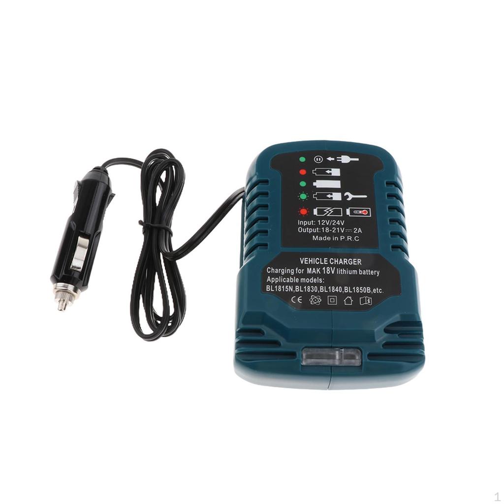 Car Charger Adapter for 12V and 24V Systems with Light Portable Cars Rvs