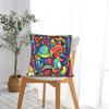 Cartoon Cute Doodle Pillow Cover Soft Cushion Cover Morden Pillow Case For Living Room Sofa