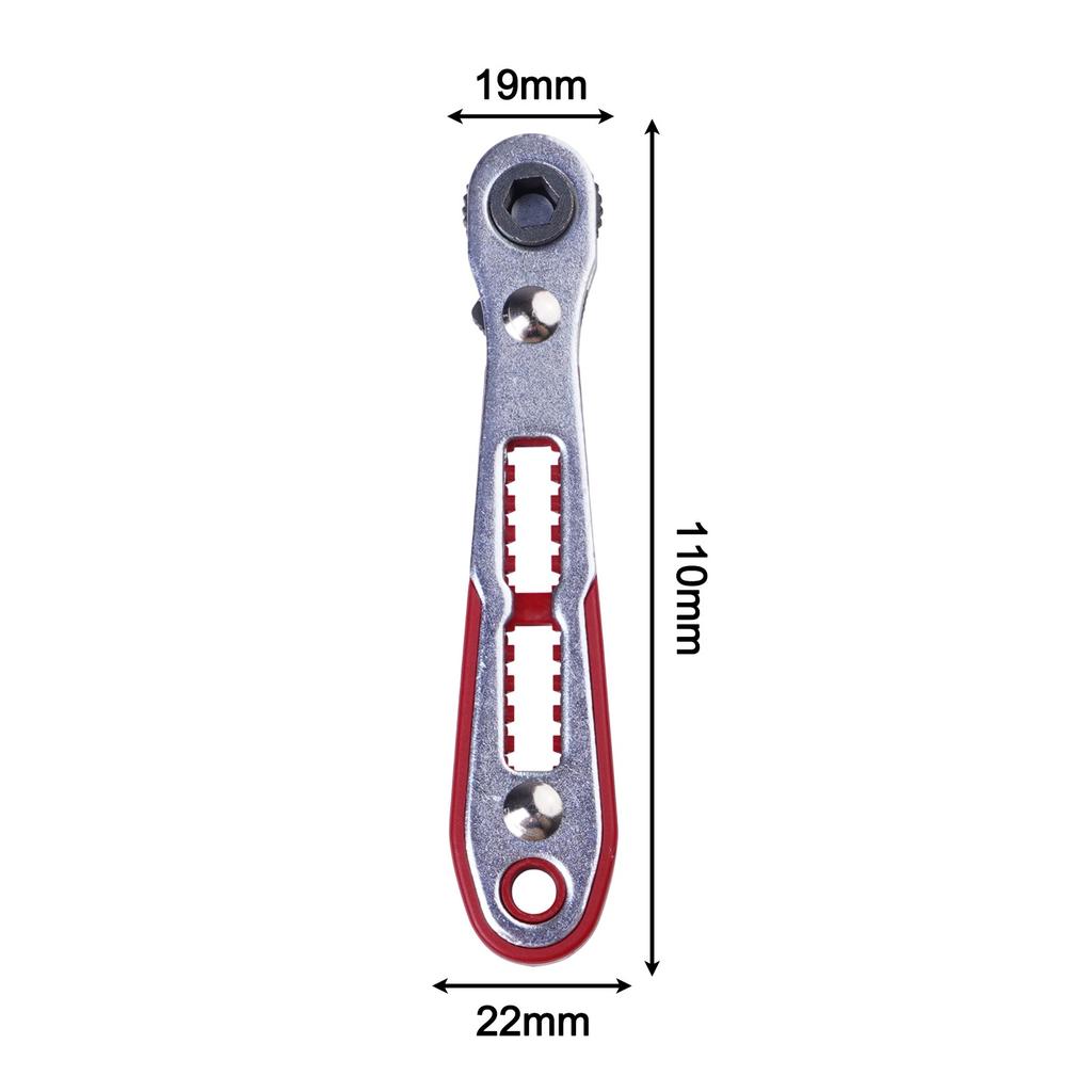 Mini Magnetische Ratsche Für 1/4 Sechskant Schraubendreherbits Und 1/4 Vierkant Stecknüsse Zweiwege-Ratsche Schraubendreher