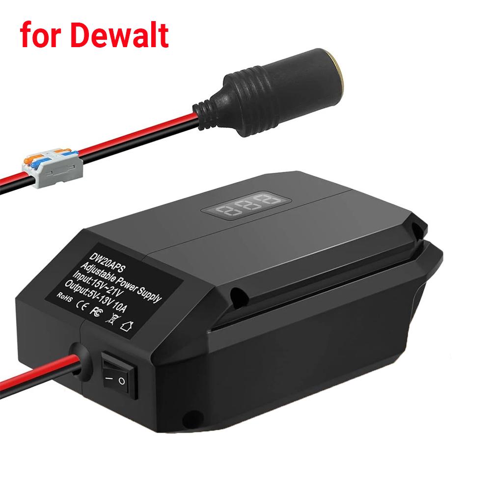 Li-ion Battery 5-13V Voltage Regulator For Makita For Bosch For DeWalt For Milwaukee For M18 For Einhell Cigarette Lighter