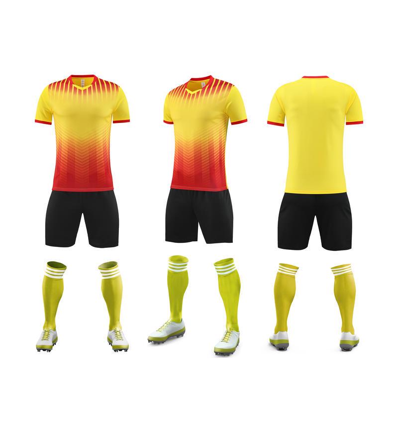 Custom Quick-Dry Football Uniform Set for Adults & Kids - Short Sleeve, Breathable Sportswear for Training & Match Play