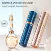 Luxus Premium Klasse Diamant Mini Reise Tragbar Bodenbefüllung nachfüllbar Parfümflasche Mini Sprühflasche 5ml Zerstäuber 1 Stück