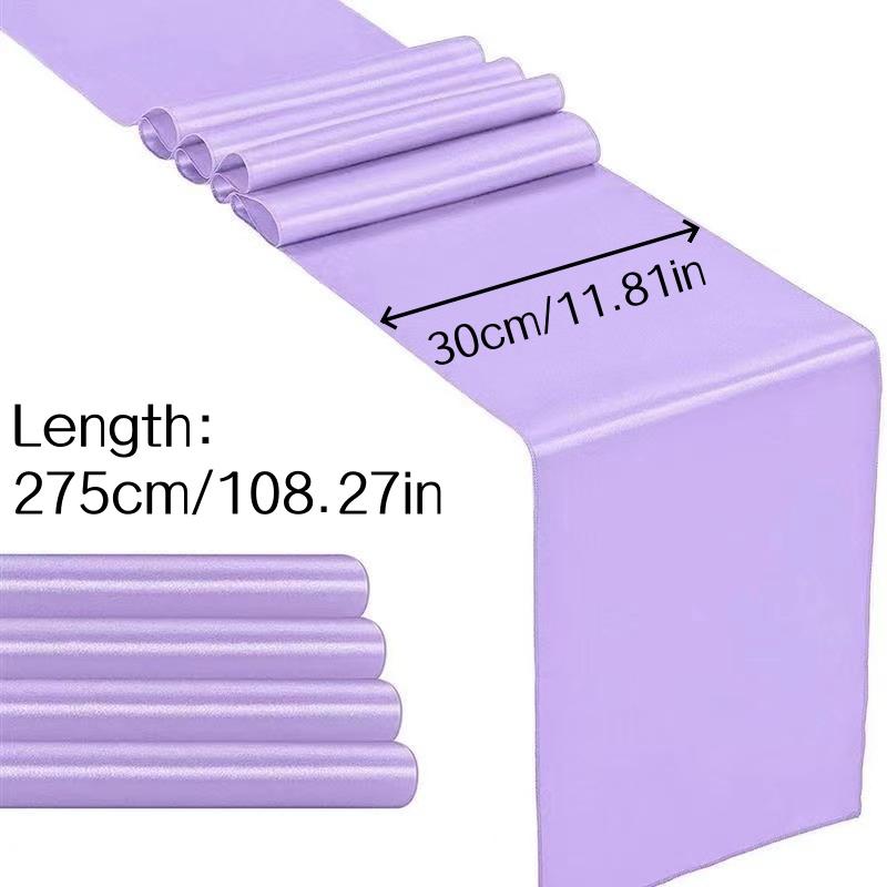 5pcs 30x275cm Satin Table Runner Wedding Decoration For Modern Birthday Party Hotel Show Banquet Luxury Design Nice Pattern