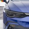 2 Pcs Car Headlight Protective Film Smoked Black Tint Wrap Vinyl Transparent TPU Sticker For Volkswagen VW Golf 8 MK8