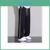 Streetwear Mens Casual Pants With Polyester Blend And Drawstring Closure For Summer Youth Fashion
