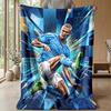 Erling Haaland Soft Flannel Fleece Blanket Lightweight Cozy Warm Throw Blanket For Sofa Bed Home Decor