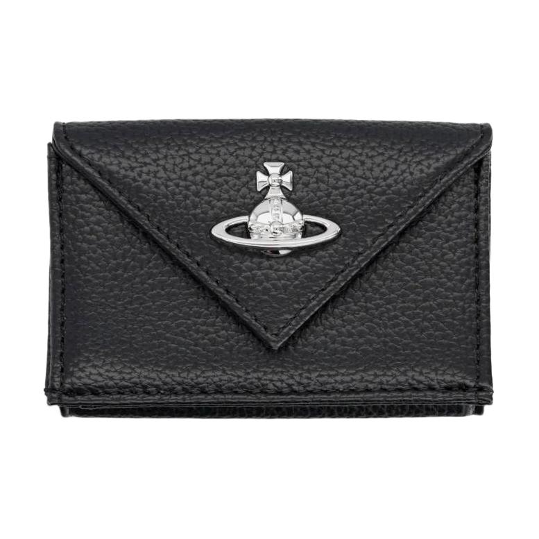 

VIVIENNE WESTWOOD Silver Metal Accessories Pu Wallet Women Wallet Black 5115002EWS000DN403 Basic Set (Bag)
