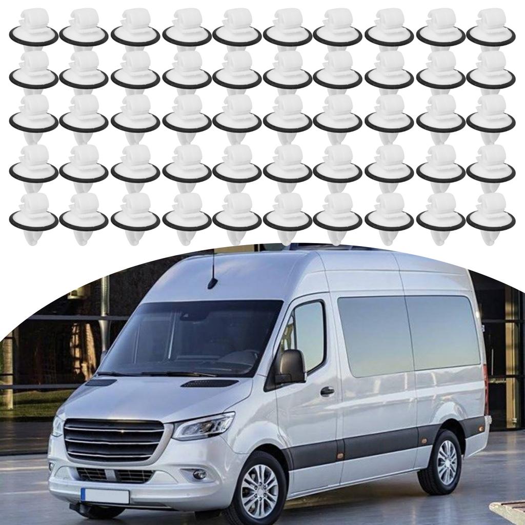 For Mercedes Sprinter Mk3 Side Body Moulding Strip Trim Clips (50 Pack)