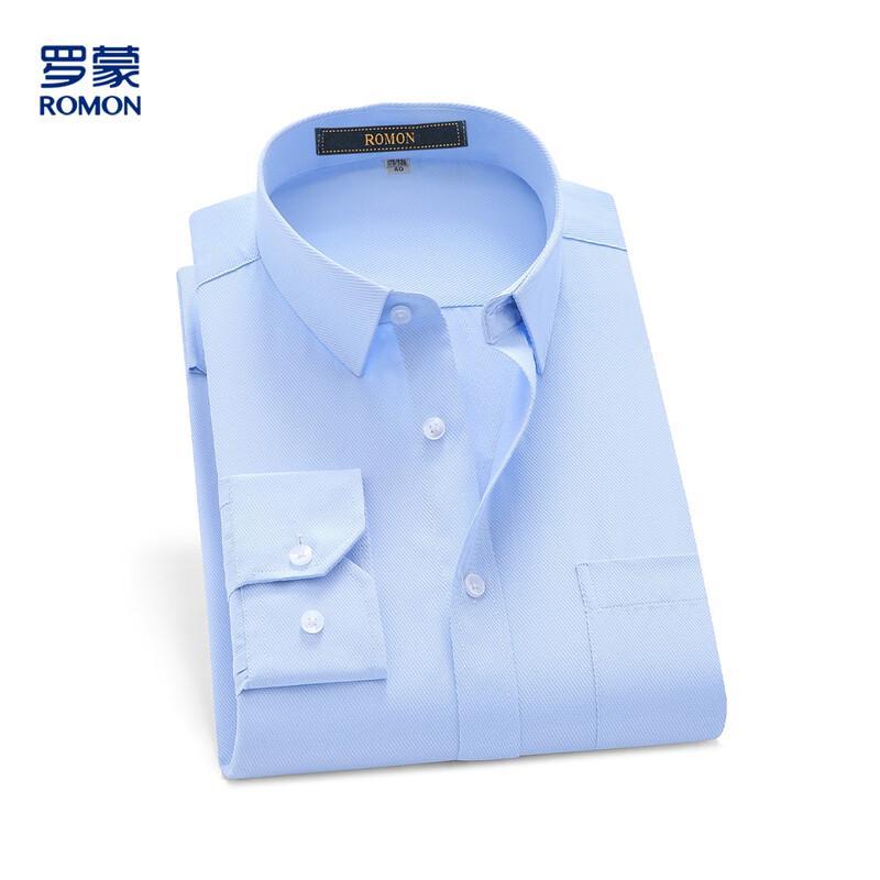 

Мужская рубашка с длинным рукавом Luo Meng в стиле business casual 41