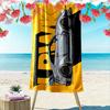 Sports Car Illustration Towel Beach Towel Quick-drying for Travel Outdoor Sports Jogging Beach and Swimming