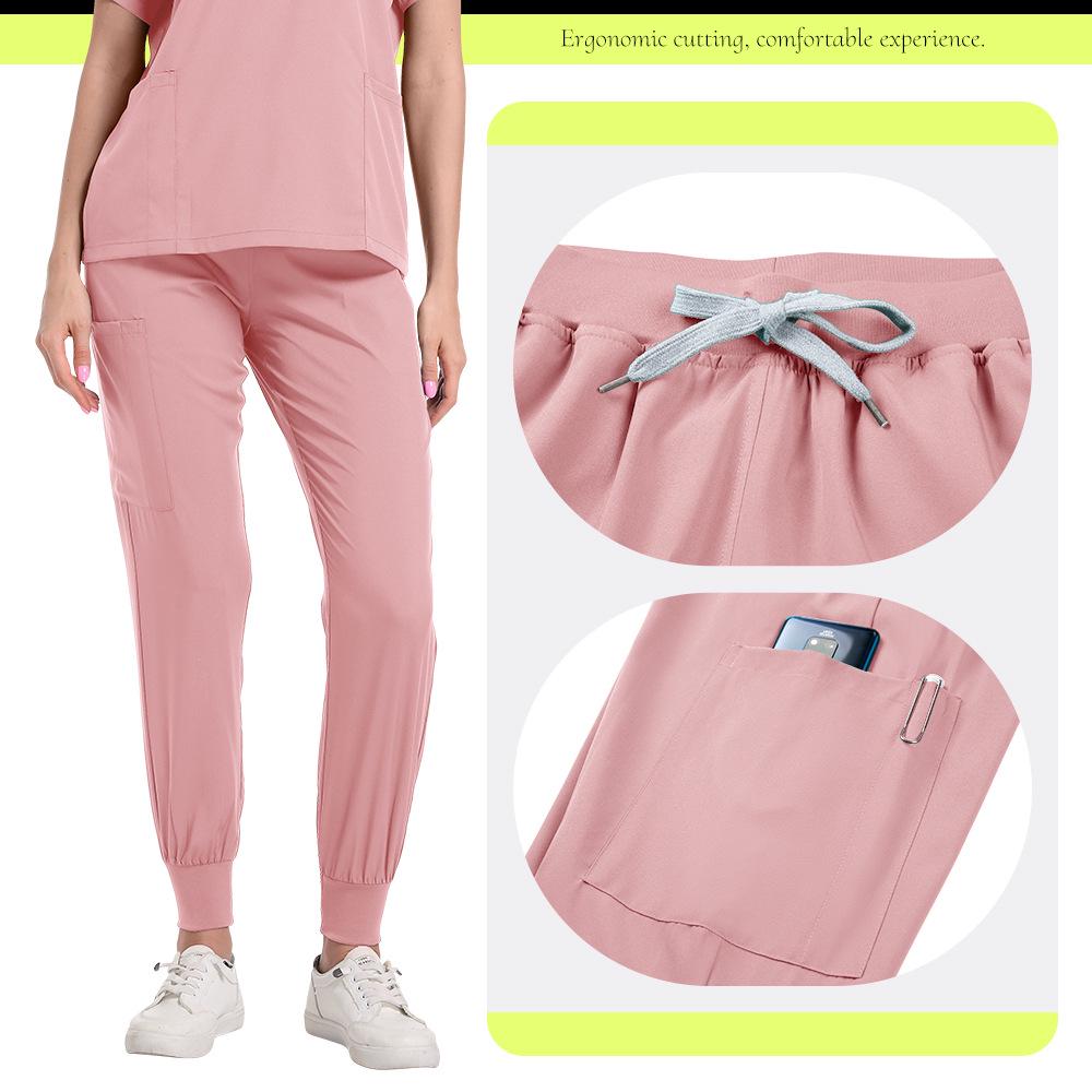 Ready-To-Ship: TEM Women's Scrub Set - 13 Colors, Four-Way Stretch, Short Sleeve, Long Pants