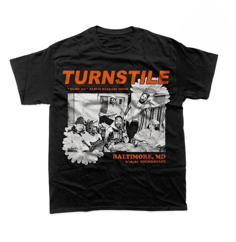 26 Turnstile Unisex T-Shirt - Glow On Album Show Tee - Music Band Merch 020825 Unisex T-Shirt M