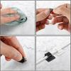 100 Pcs Cable Clips, Adhesive Cable Organizer Cord Holder Wire Clip Wire Management Self Adhesive Hooks Wire Holder for Office,Home