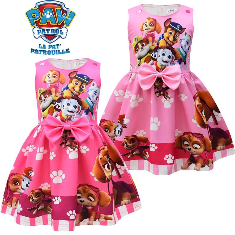 Schleife Mädchen Kinder Kleid Kurzarm Cosplay Kostüm Party Prinzessin