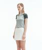 REST&RECREATION Raglan Half Sleeve Top - Gray