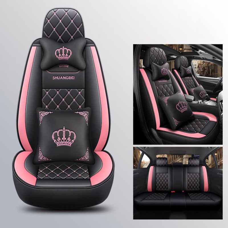 Autokissen PU-Leder-Sitzbezug Fünfsitzer-Auto Vierjahreszeiten-Universal-Vollpaket-Sitzbezug von guter Qualität
