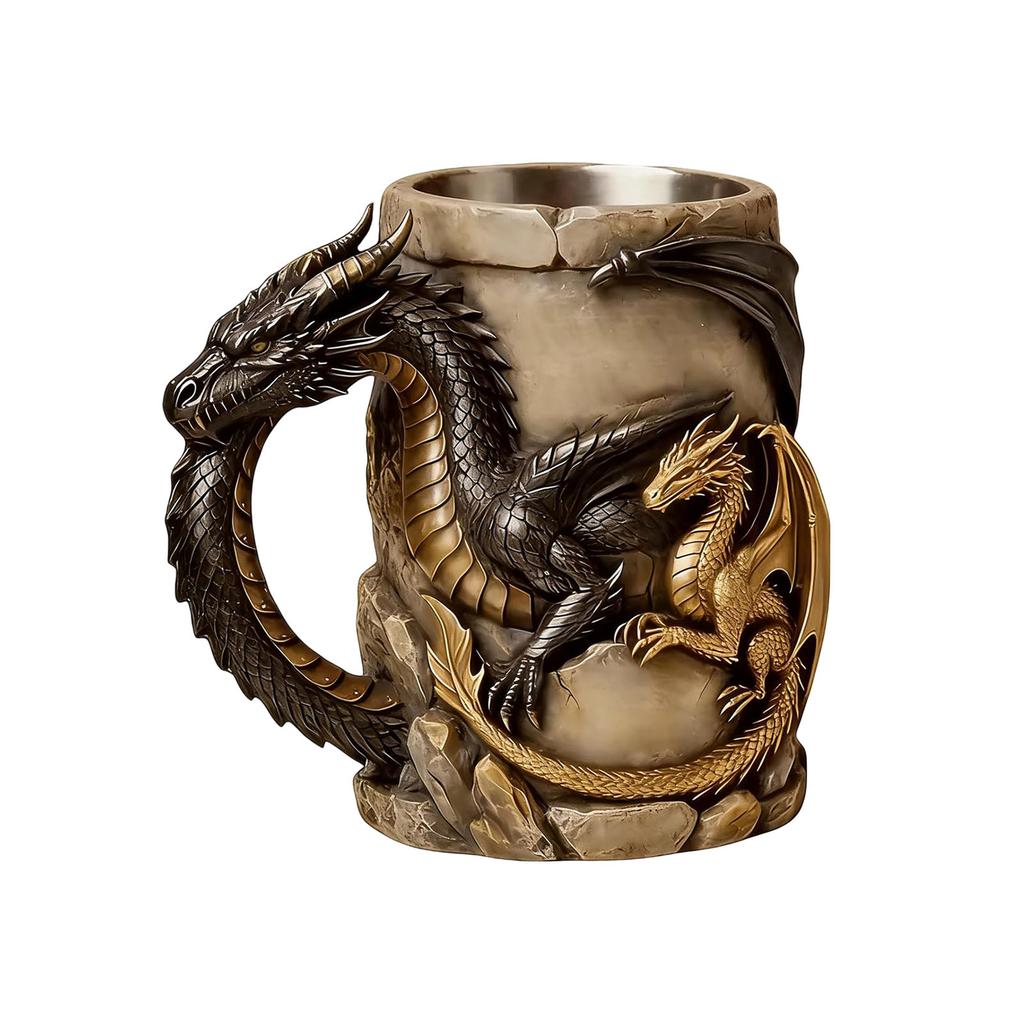 2026 New, Dragons Beer Tankard Drink Cup, Coffee Mug, Bar Party Drinkware Decors, Gothic Day Gift For Dragons Lovers