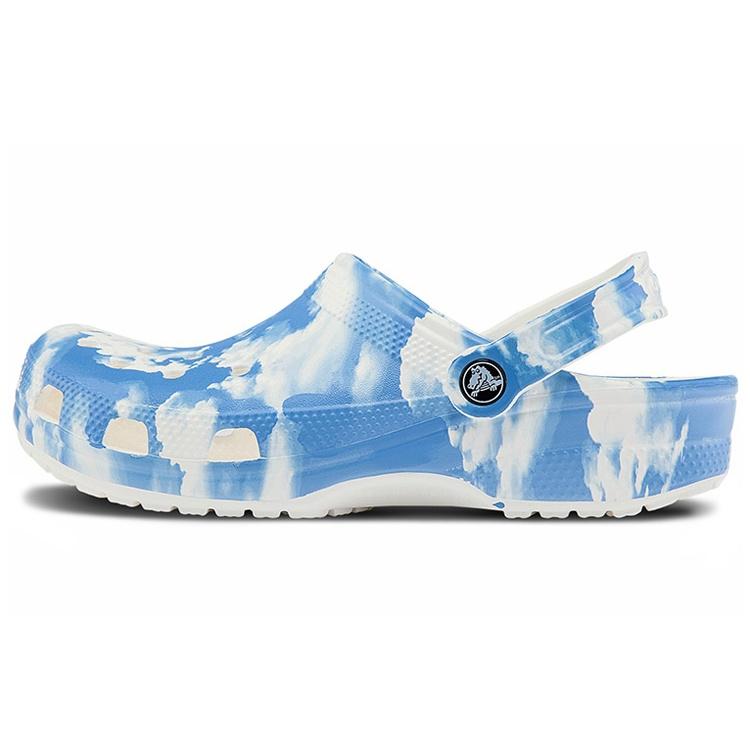 Crocs Classic Clog Blue White Men s 206868-100 EU 37-38